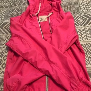 Hot pink zumies windbreaker